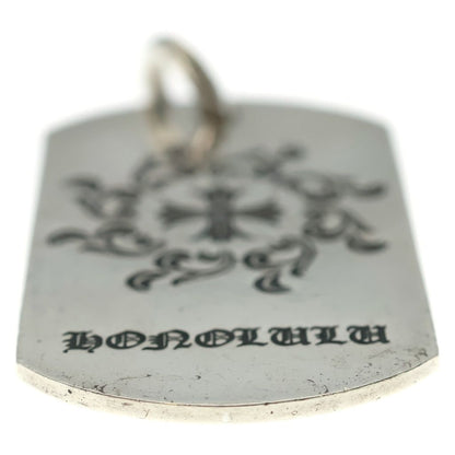 Chrome Hearts D Tag Lrg Ltd Honolulu Limited Large Dog Tag Pendant Silver