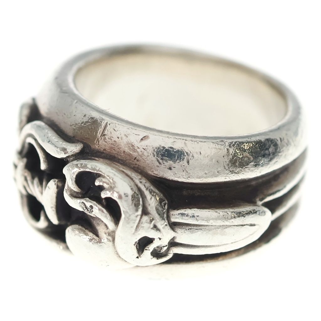 Chrome Hearts Dagger Heart Daga Ring Silver
