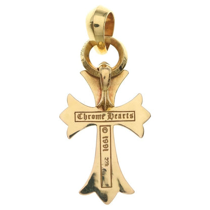 Chrome Hearts 22k CH Crs Sml Wbale P Dia Small CH Cross Bail Pave Diamond — view 2