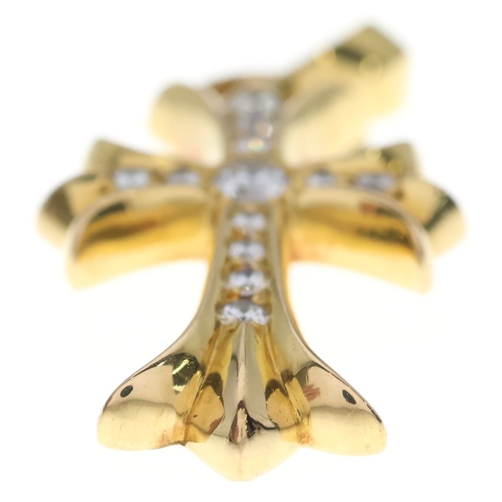 Chrome Hearts 22k CH Crs Sml Wbale P Dia Small CH Cross Bail Pave Diamond — view 5