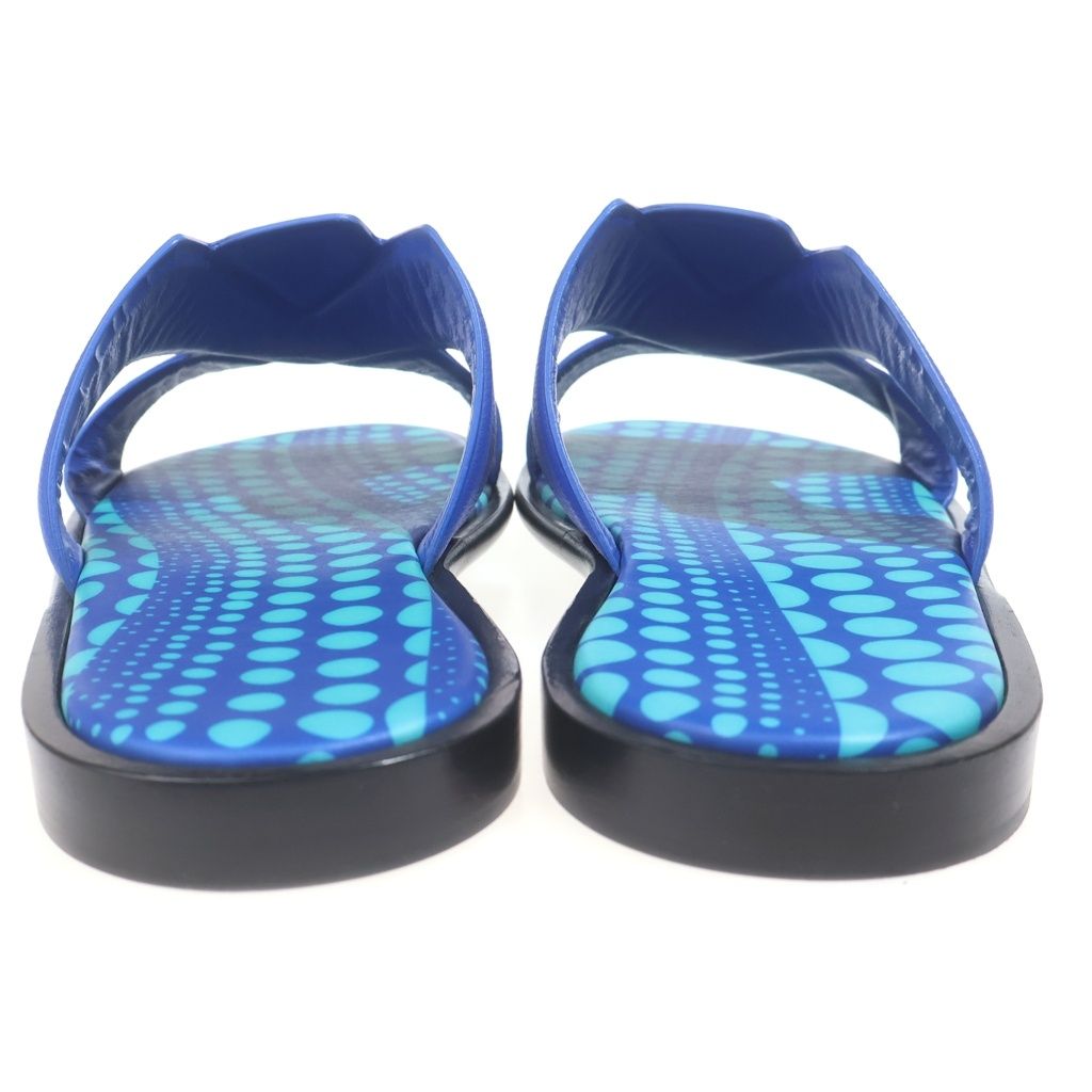 Louis Vuitton Yayoi Kusama Oasis Line Sandals Blue — view 3