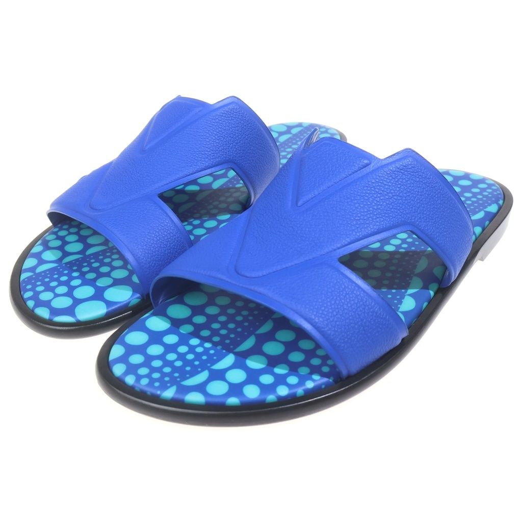 Louis Vuitton Yayoi Kusama Oasis Line Sandals Blue — view 2