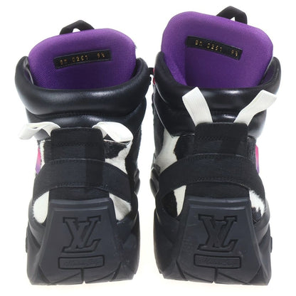 Louis Vuitton Millennium Line Ankle Boots High Cut Shoes Black — view 3