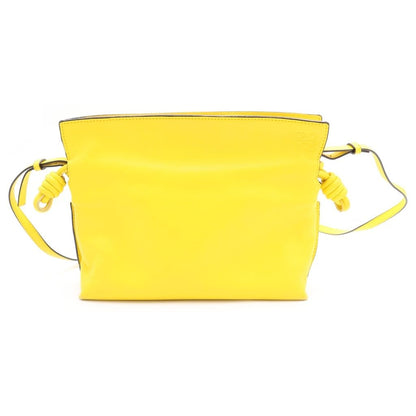 Loewe Mini Flamenco Clutch In Nappa Mini Calfskin Shoulder Bag Yellow