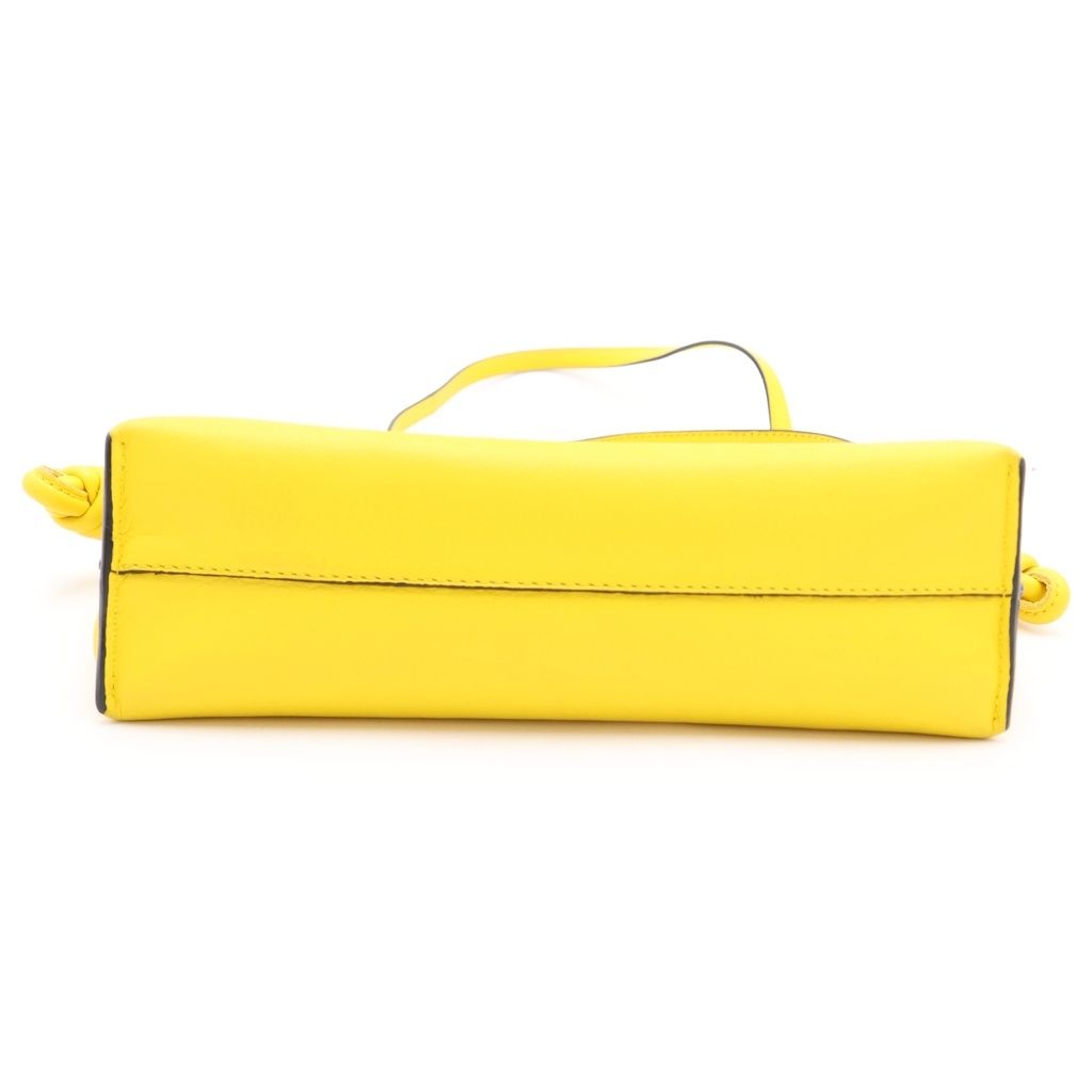 Loewe Mini Flamenco Clutch In Nappa Mini Calfskin Shoulder Bag Yellow — view 4