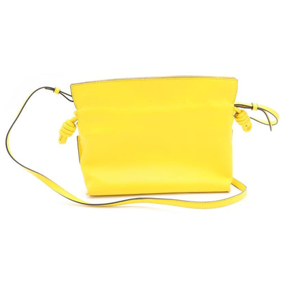 Loewe Mini Flamenco Clutch In Nappa Mini Calfskin Shoulder Bag Yellow — view 2