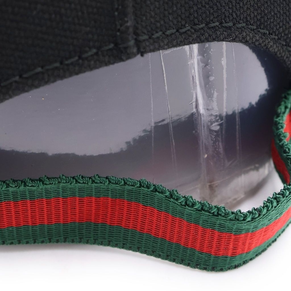 Gucci Interlocking Sherry Line Cap Baseball Cap Hat Black — view 6