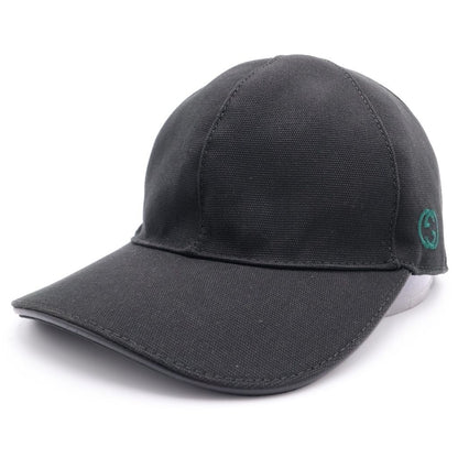 Gucci Interlocking Sherry Line Cap Baseball Cap Hat Black