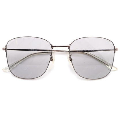 Balenciaga Metal Frame Logo Lens Sunglasses Silver Eyewear