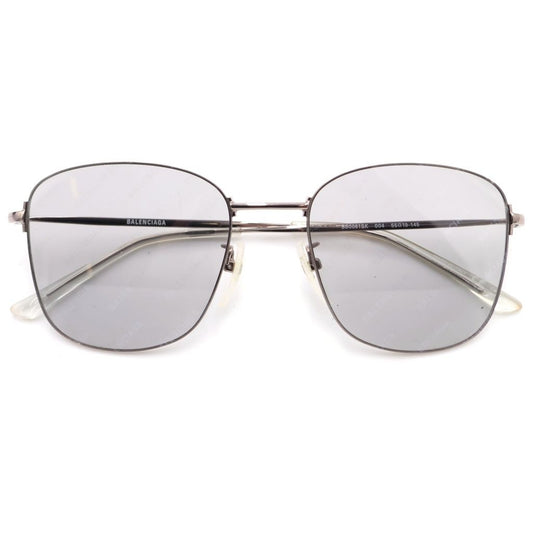 Balenciaga Metal Frame Logo Lens Sunglasses Silver Eyewear