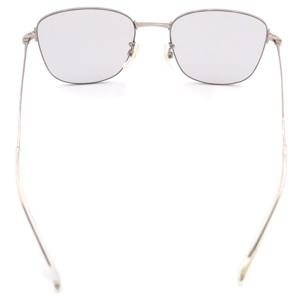 Balenciaga Metal Frame Logo Lens Sunglasses Silver Eyewear — view 2