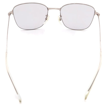 Balenciaga Metal Frame Logo Lens Sunglasses Silver Eyewear — view 2