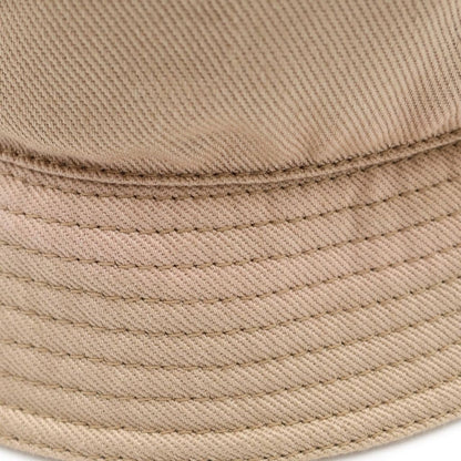 Prada Triangle Logo Drill Bucket Hat Beige — view 6