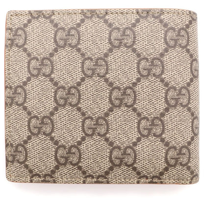 Gucci GG Supreme Coin Wallet Bifold Beige Orange — view 2
