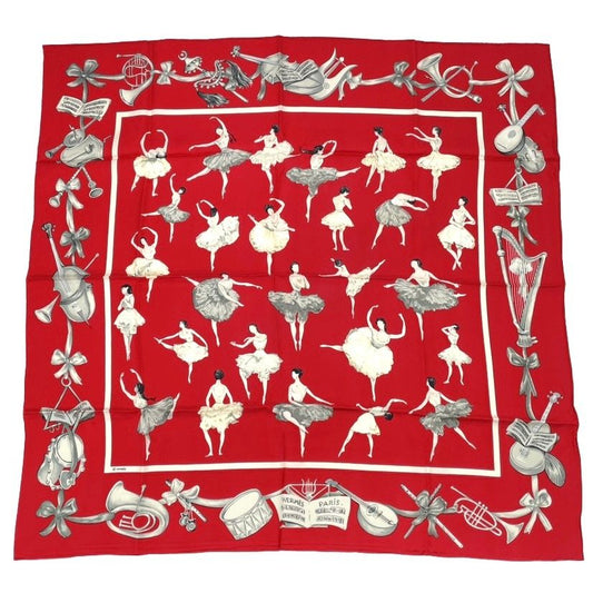 Hermes Carre 90 Silk Scarf la Danse la Dance Ballerina