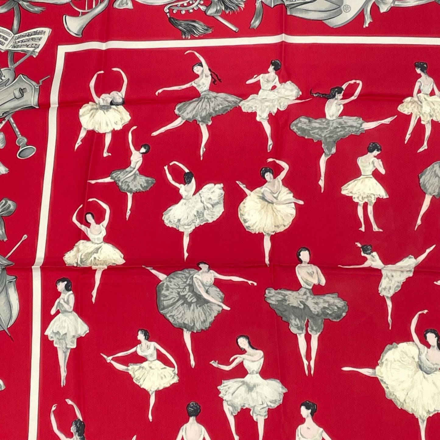 Hermes Carre 90 Silk Scarf la Danse la Dance Ballerina — view 2