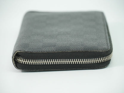 Louis Vuitton LV Zippy Organizer NM Damier Graphite Wallet Black Gray — view 4