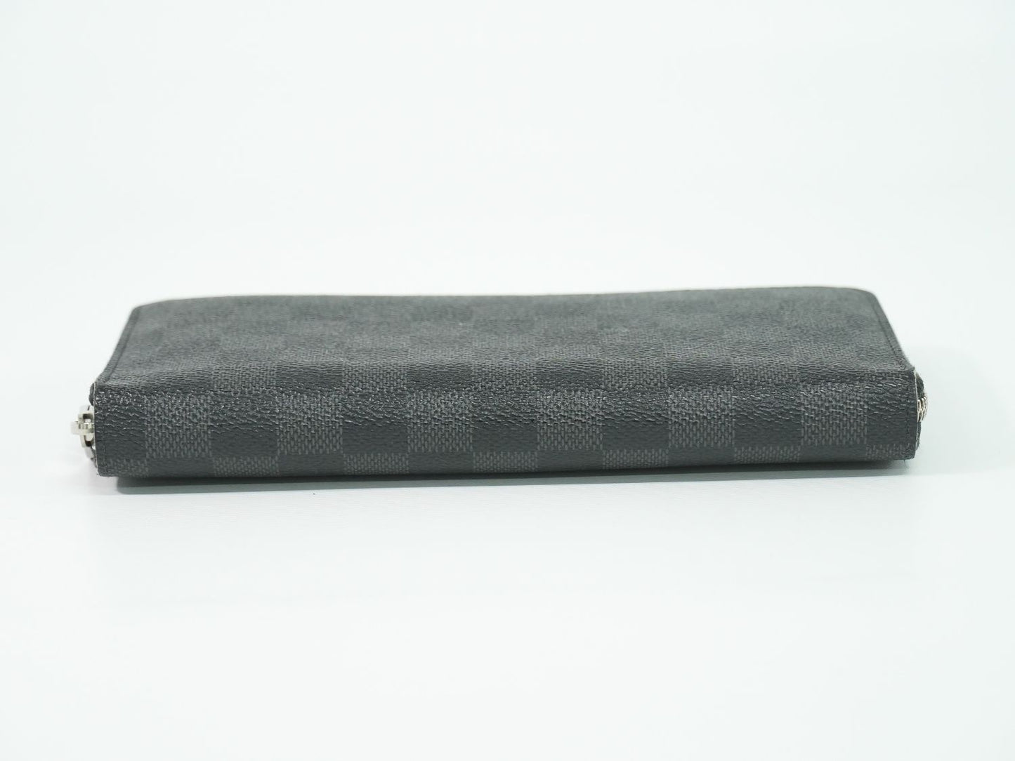Louis Vuitton LV Zippy Organizer NM Damier Graphite Wallet Black Gray — view 3