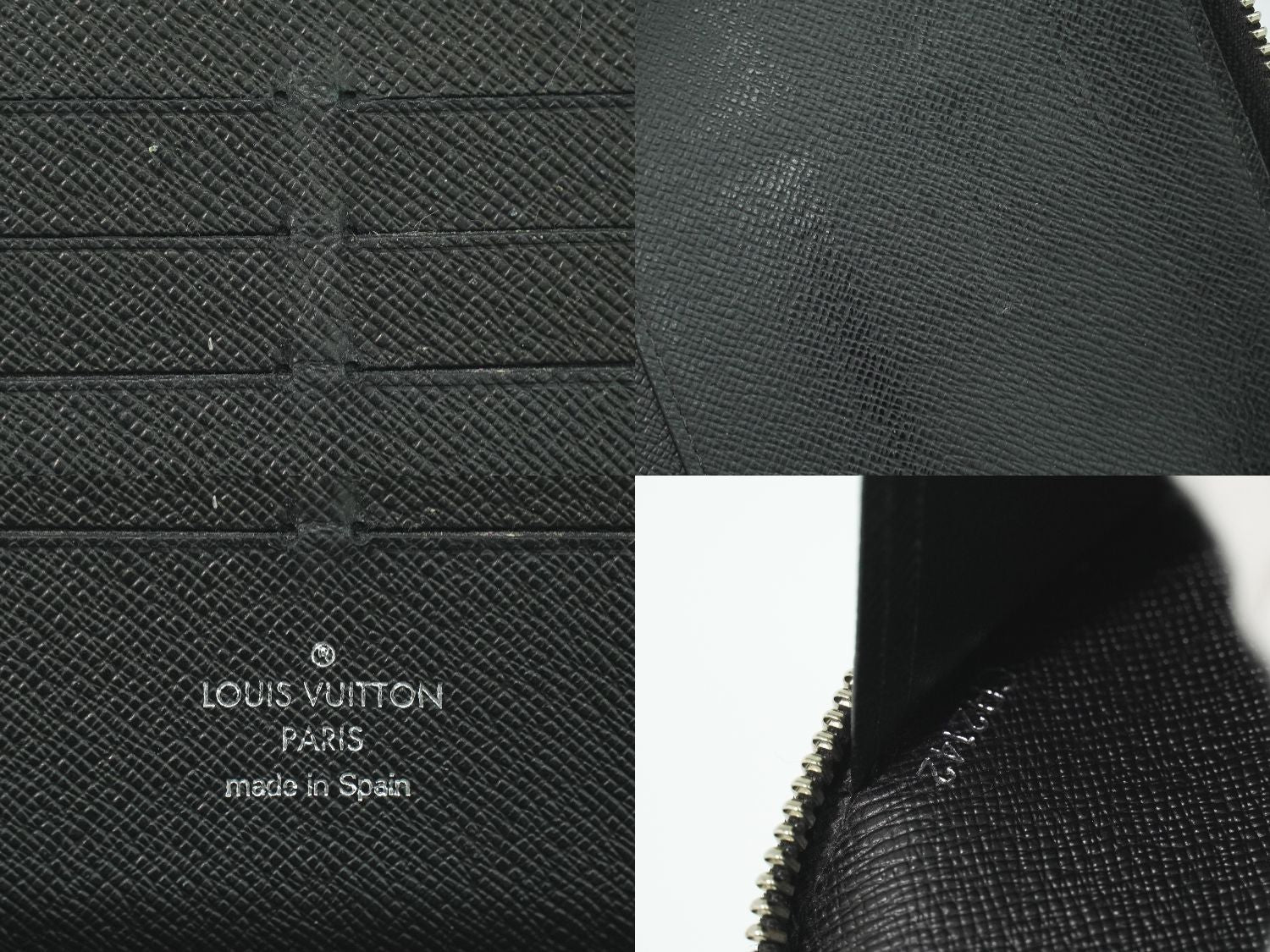 Louis Vuitton LV Zippy Organizer NM Damier Graphite Wallet Black Gray — view 9