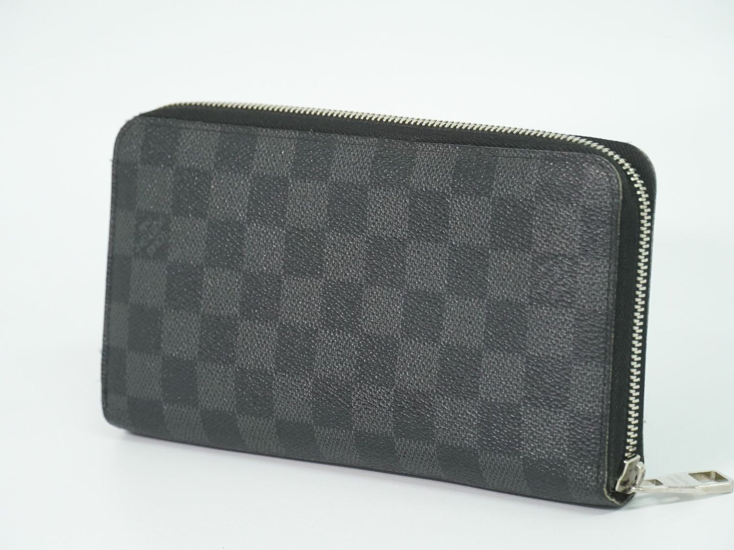 Louis Vuitton LV Zippy Organizer NM Damier Graphite Wallet Black Gray — view 2