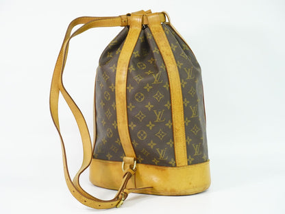 Louis Vuitton LV Randonnee PM Monogram Shoulder Bag Brown — view 2