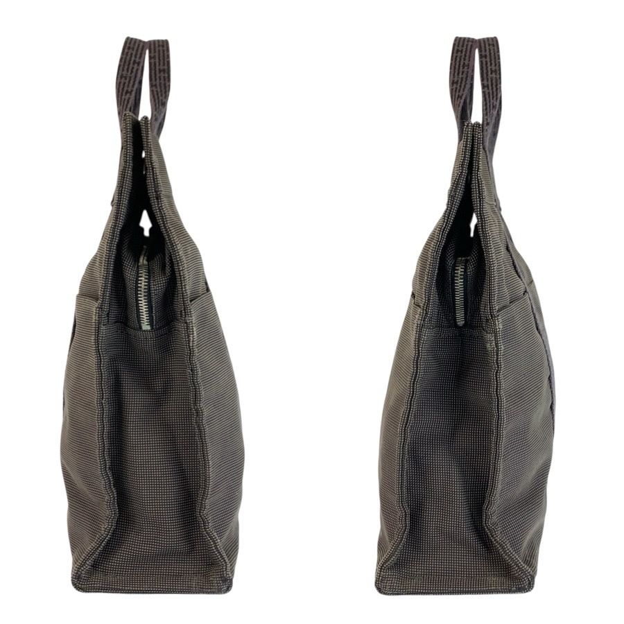 Hermes Her Line Gray Silver Polyamide Polyester Tote — view 8
