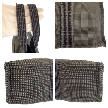 Hermes Her Line Gray Silver Polyamide Polyester Tote — view 6