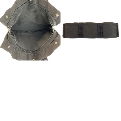 Hermes Her Line Gray Silver Polyamide Polyester Tote — view 9