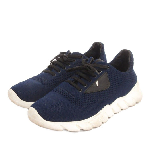 Fendi Monster Star Fabric Sneakers Low Cut Blue 8