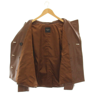 Max Mara Maxma Wi Quendline Weekend Line Leather Jacket Sheepskin Outer 44 — view 4