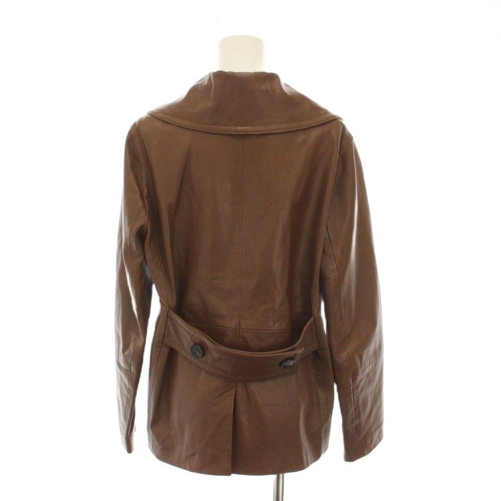Max Mara Maxma Wi Quendline Weekend Line Leather Jacket Sheepskin Outer 44 — view 2