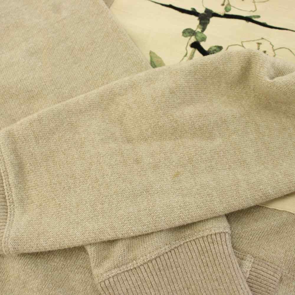 Loewe Pullover Hoodie Long Sleeve Botanical Pattern Beige TK — view 5