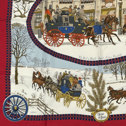 Hermes Carre 90 Mail Scarf Silk — view 4