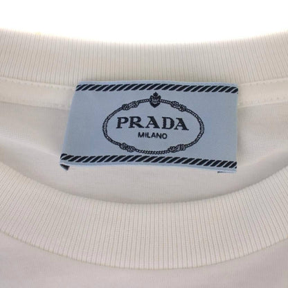 Prada T-Shirt Long Sleeve Crew Neck Striped Pattern XS Blue White Black — view 3
