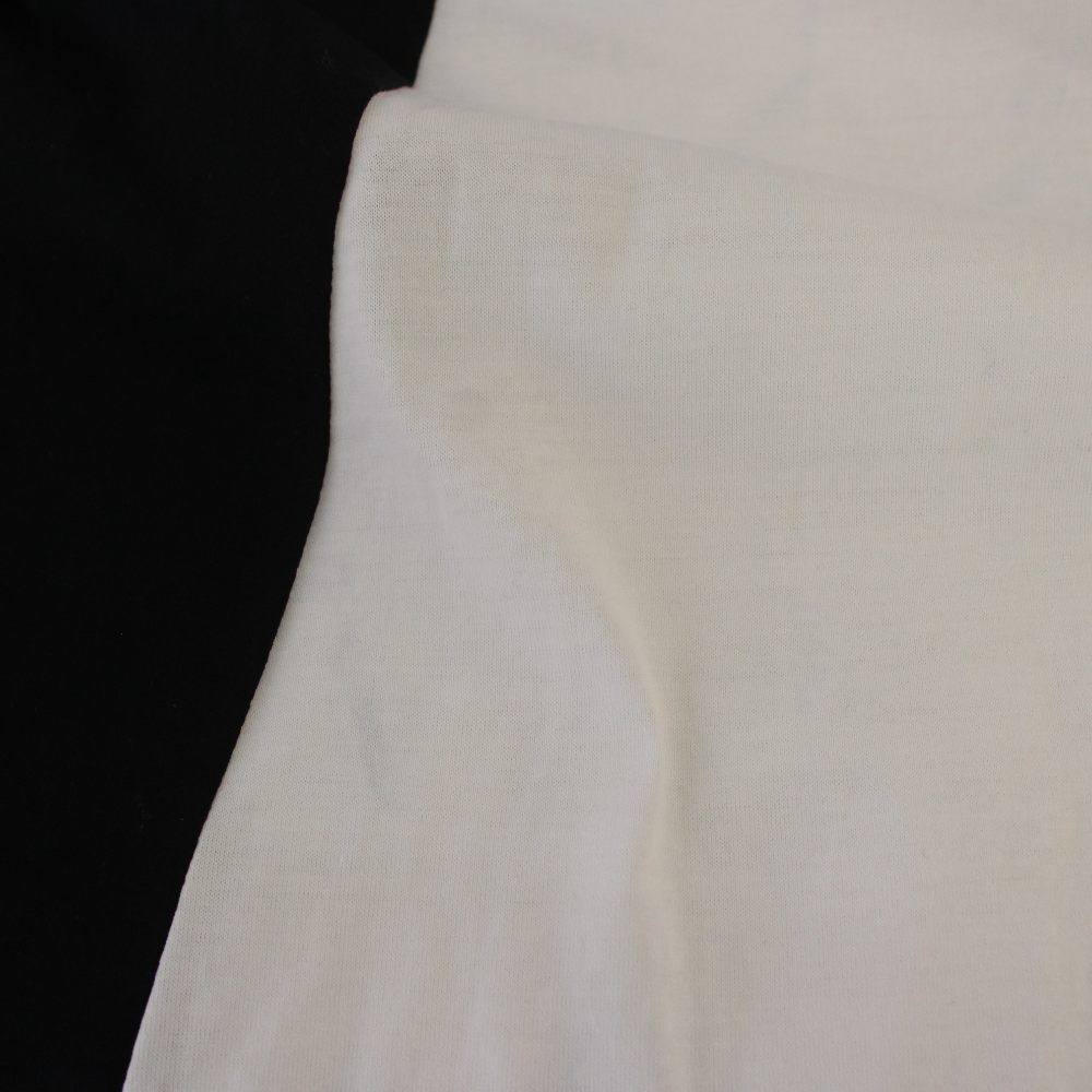 Prada T-Shirt Long Sleeve Crew Neck Striped Pattern XS Blue White Black — view 6