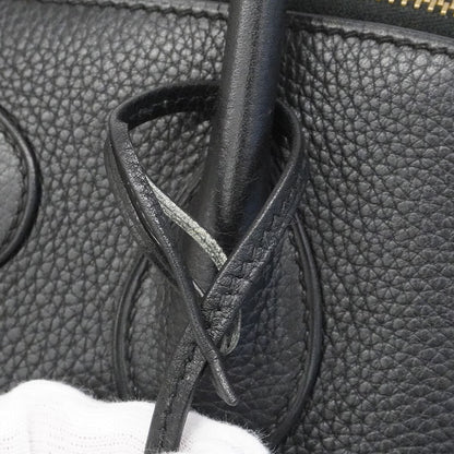 Hermes Handbag Bolide 35 Taurillon Black Gold 2-Way — view 7