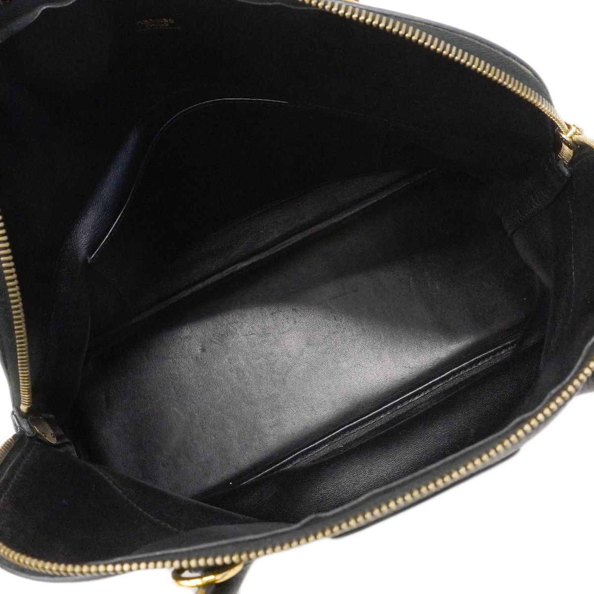 Hermes Handbag Bolide 35 Taurillon Black Gold 2-Way — view 4