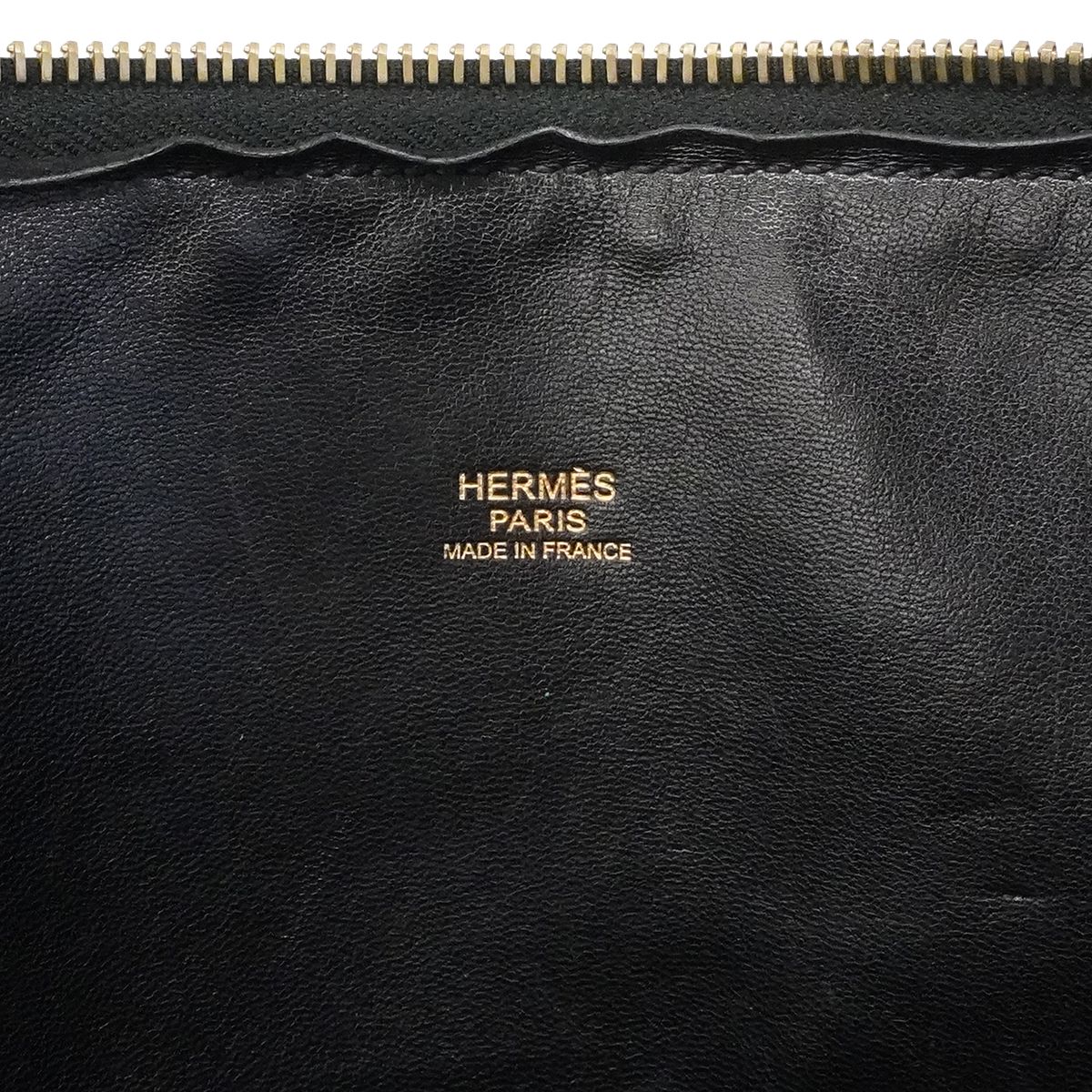 Hermes Handbag Bolide 35 Taurillon Black Gold 2-Way — view 5