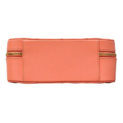 Chanel Handbag Quilted Lambskin Salmon Pink Gold 2-Way — view 3