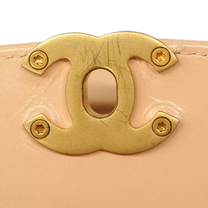 Chanel Handbag Quilted Calfskin Beige Gold 2-Way — view 6