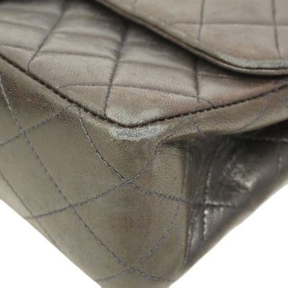 Chanel Handbag Quilted Parent Child Bag Lambskin Black Gold — view 6