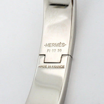 Hermes Bangle Clic Clac PM Metal Silver Gray Bracelet — view 5