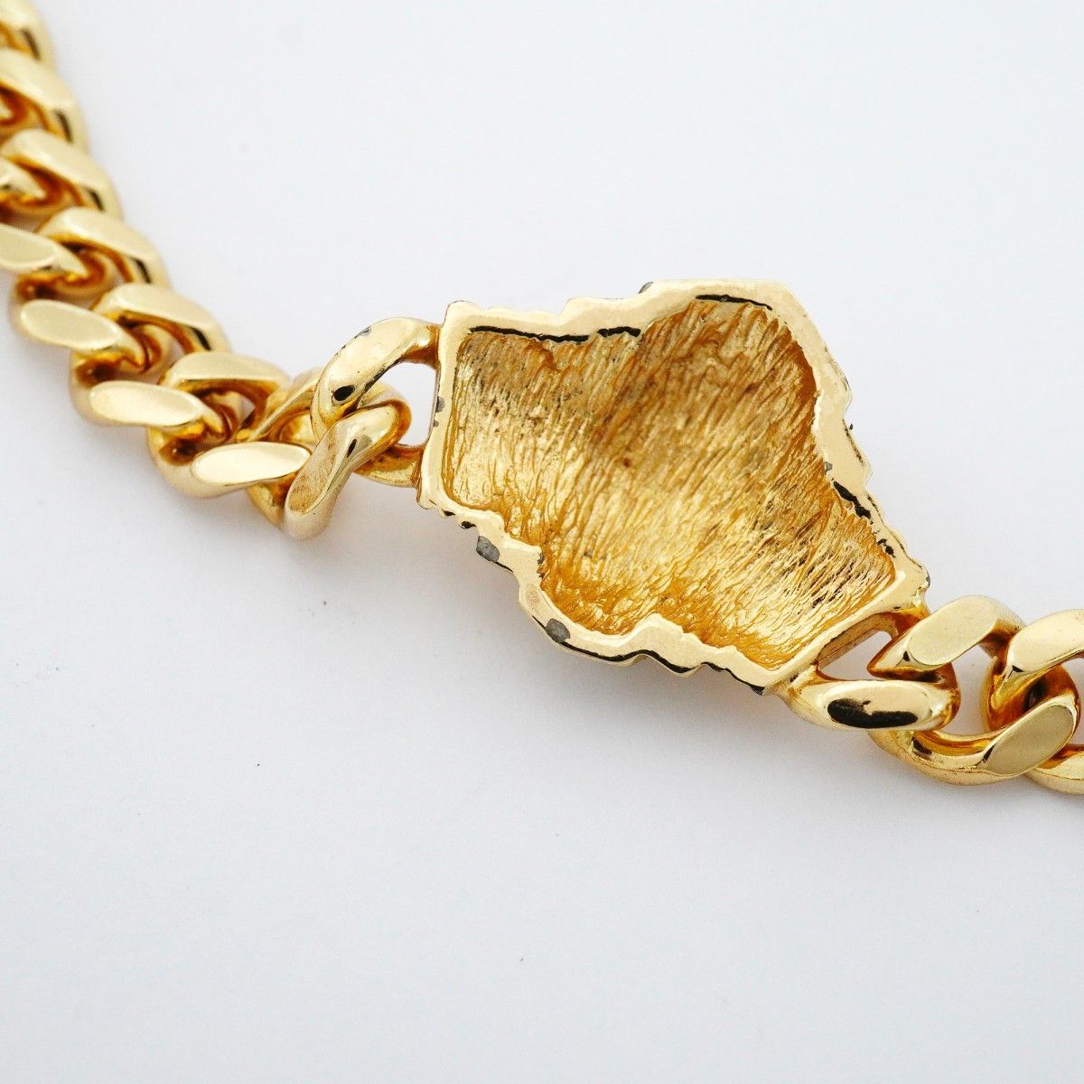 Dior Necklace Gold Plated Rhinestone — view 9