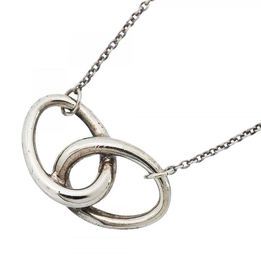 Tiffany & Co Necklace Double Loop Silver