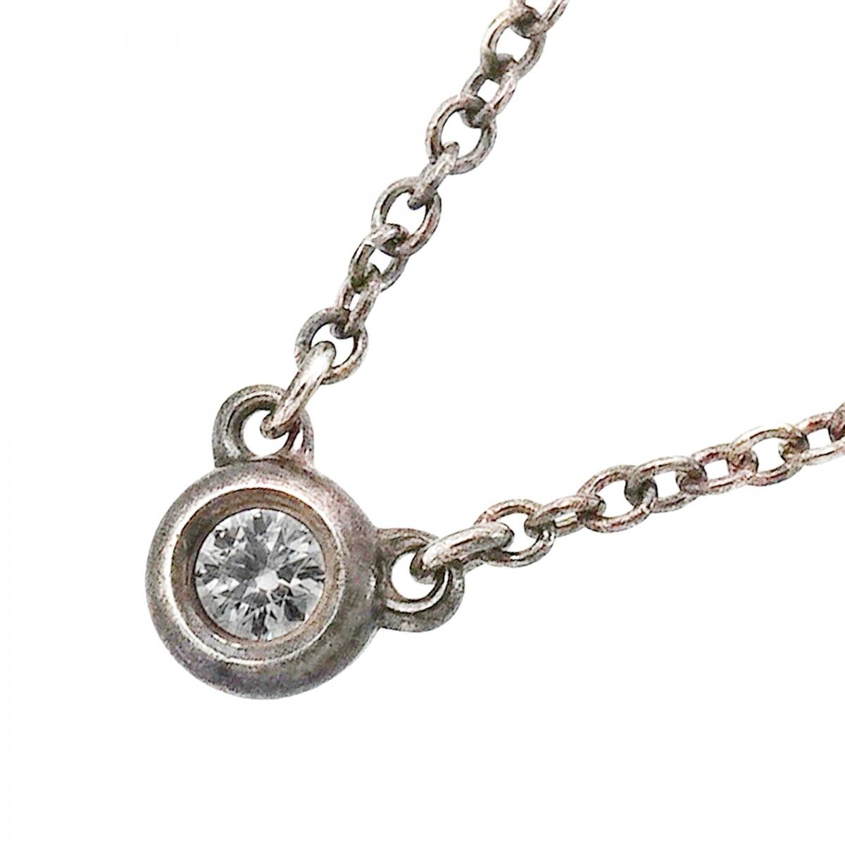 Tiffany & Co Necklace by the Yard 925 Sterling Silver Diamond
