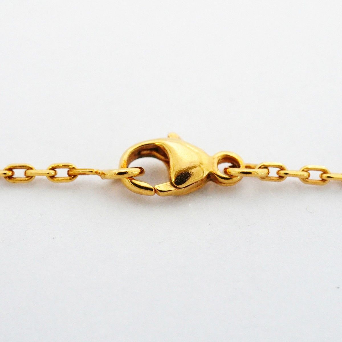 Hermes Necklace Pop Gold Plated Pink — view 4