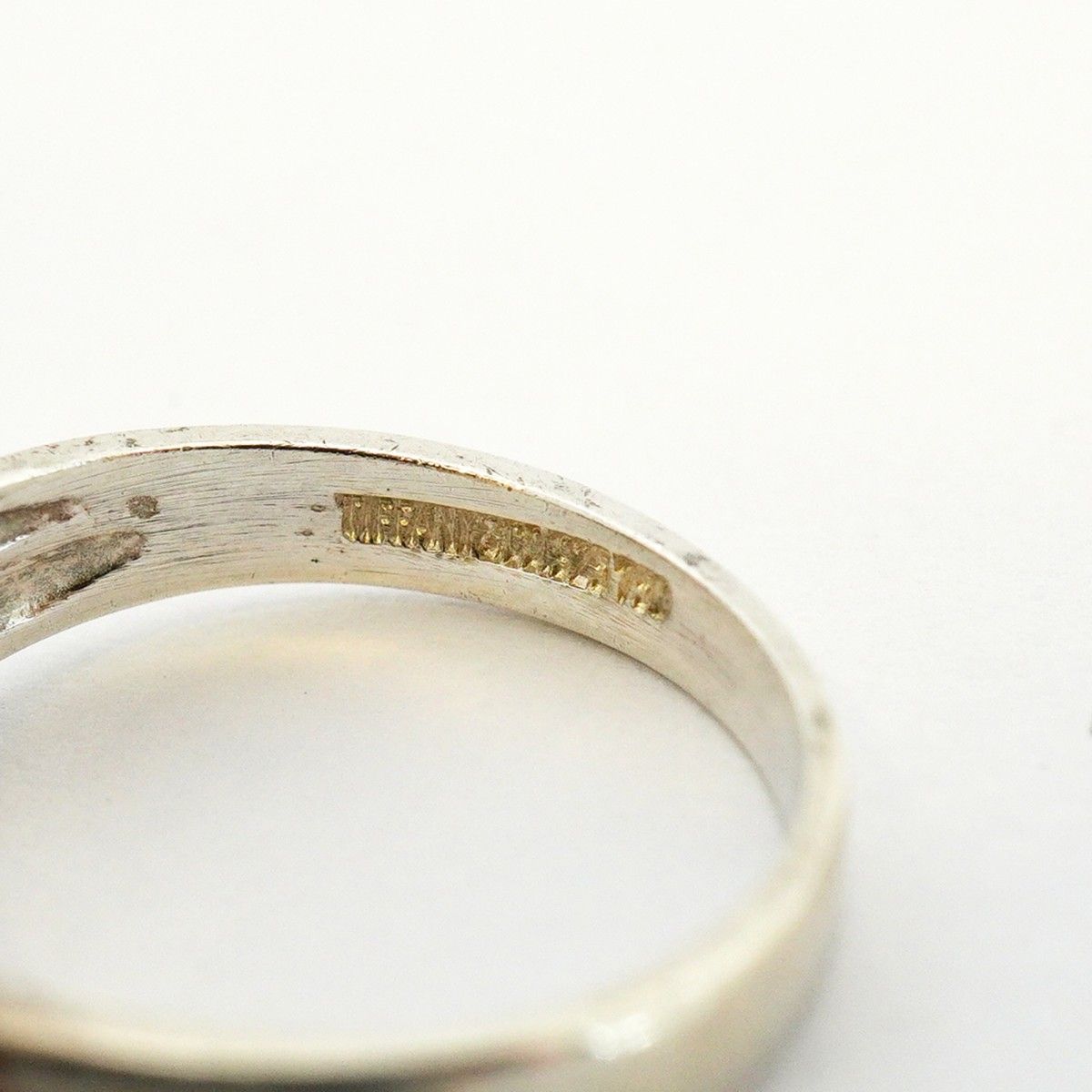 Tiffany & Co Ring Ribbon Motif 18k Yellow Gold 925 Sterling Silver — view 4