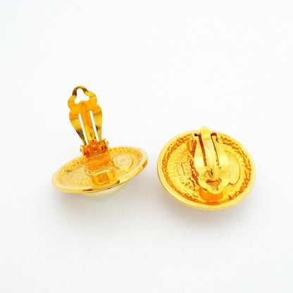 Chanel Earrings Vintage Round — view 3