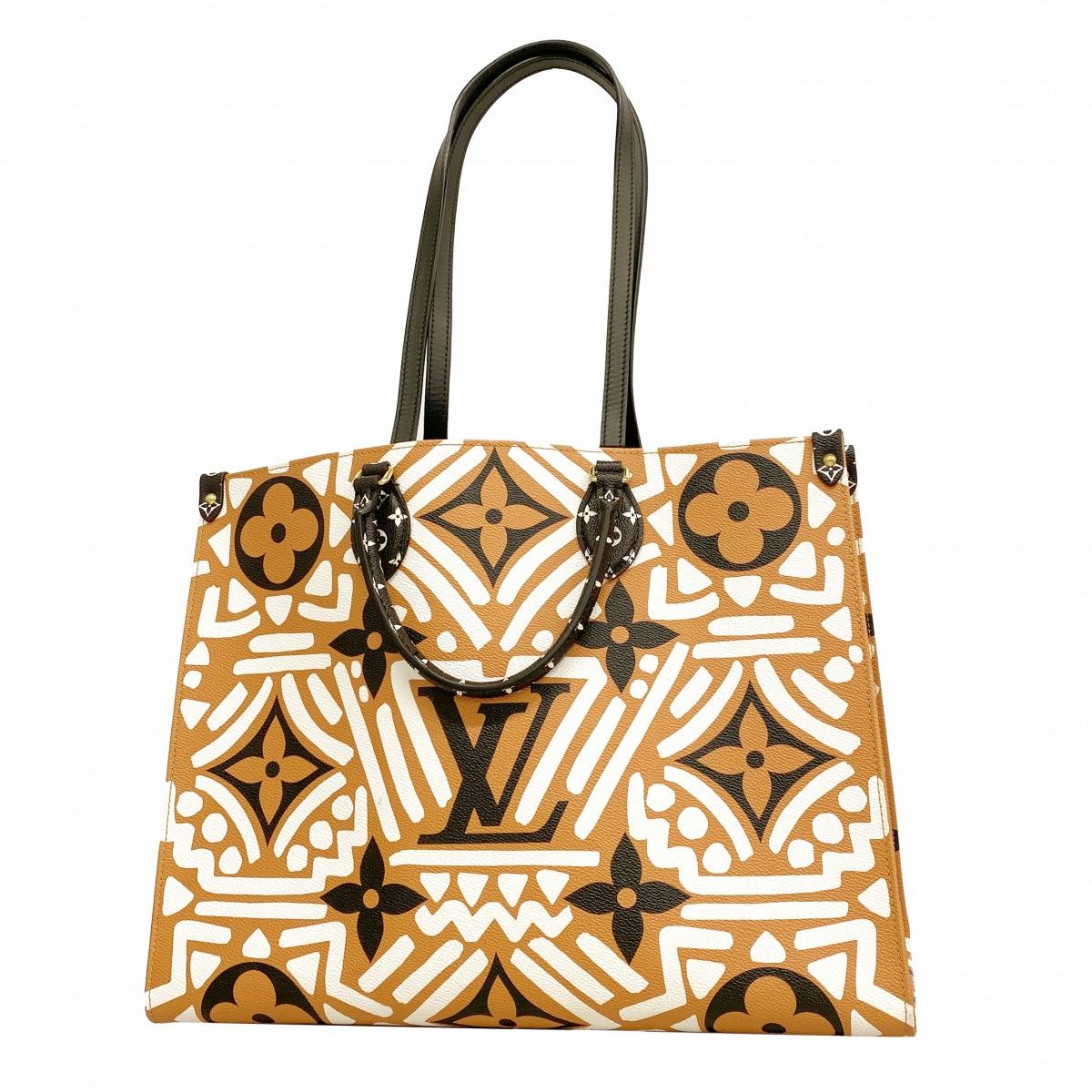Louis Vuitton Tote LV Crafty On The Go GM Cream Caramel 2-Way
