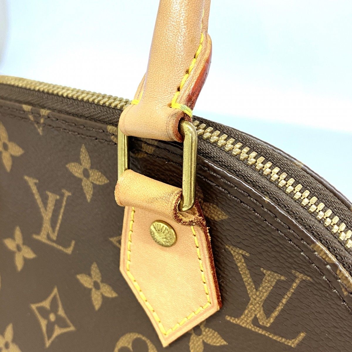 Louis Vuitton Handbag Monogram Alma BB Brown 2-Way — view 6